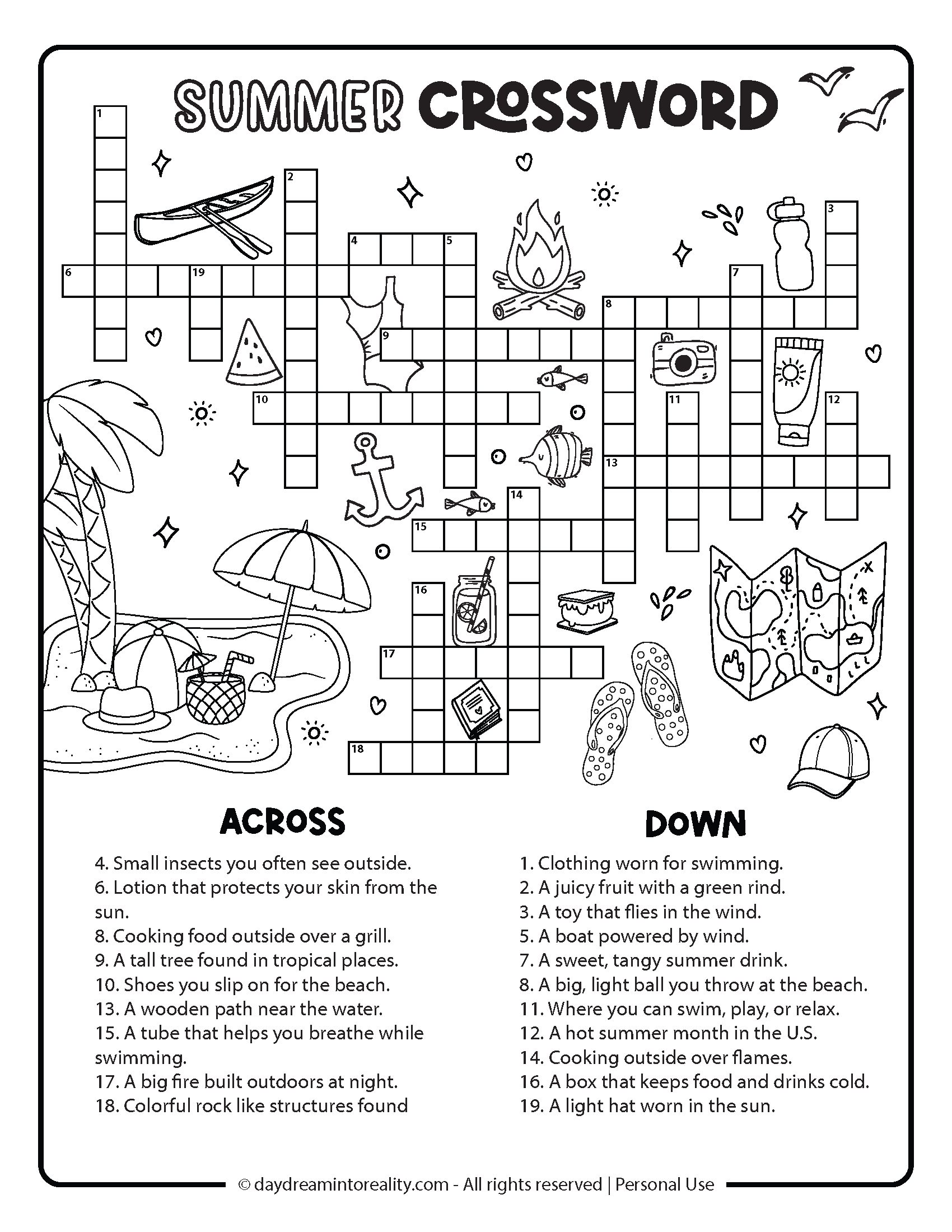 free printable crossword puzzles medium difficulty pdf
