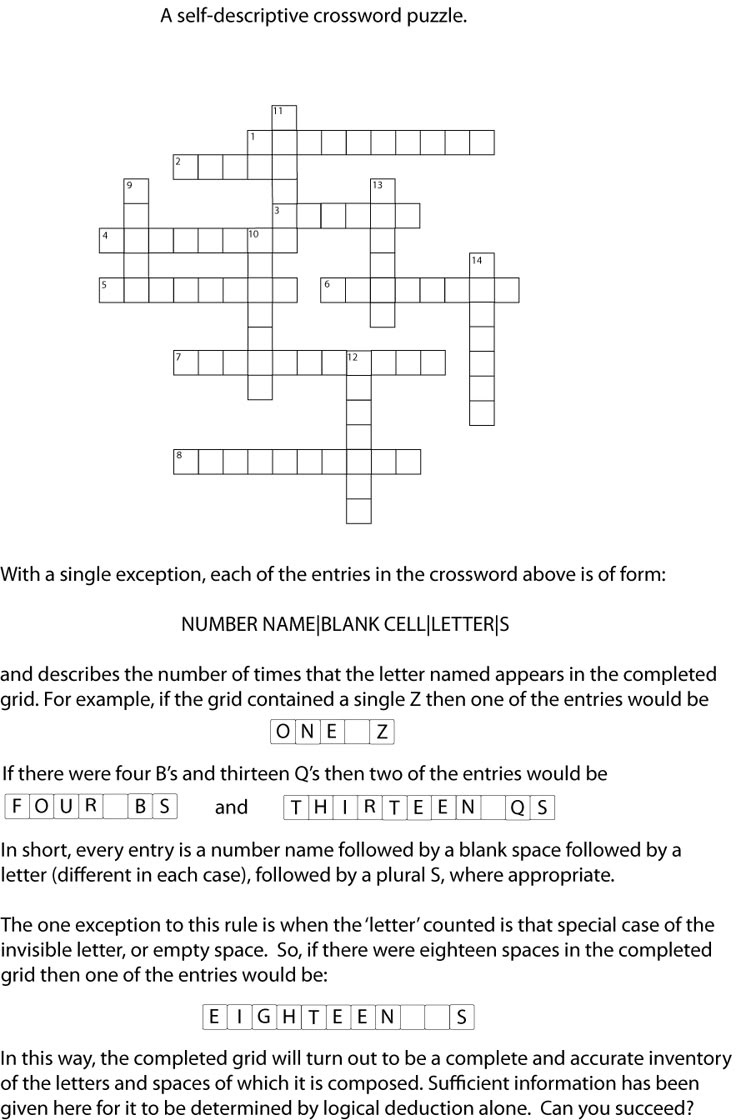 A Clueless Crossword Futility Closet