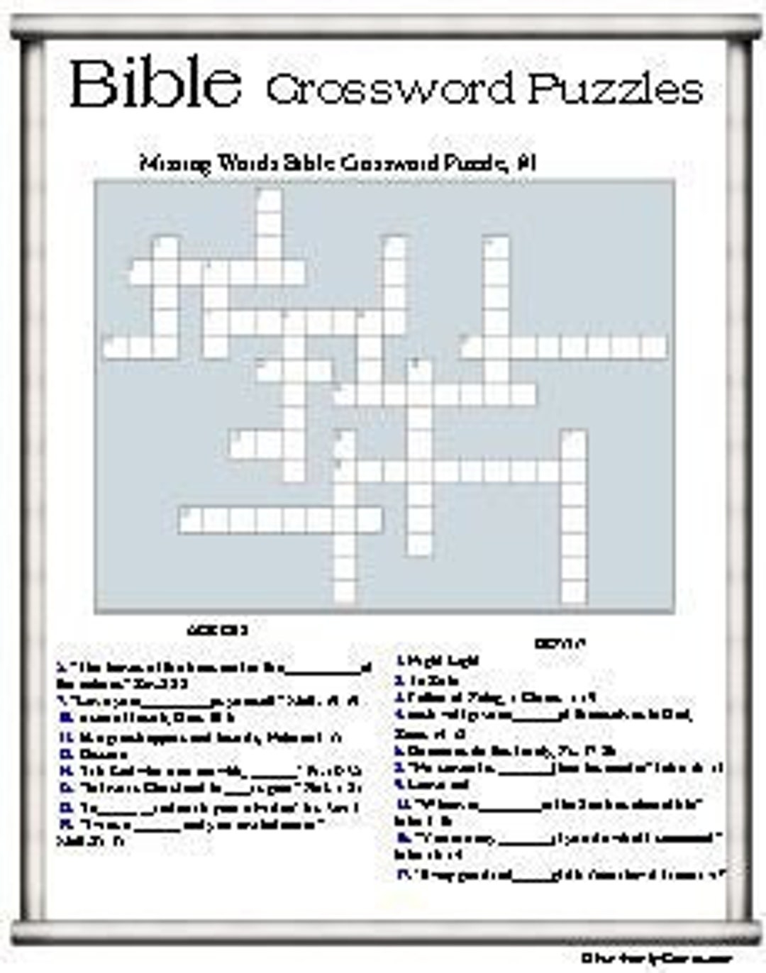 Bible Crossword Puzzles Clues Include Bible Verse Locations Etsy Worksheets Library Bible Crossword Puzzles Clues Include Bible Verse Locations Etsy Worksheets Library