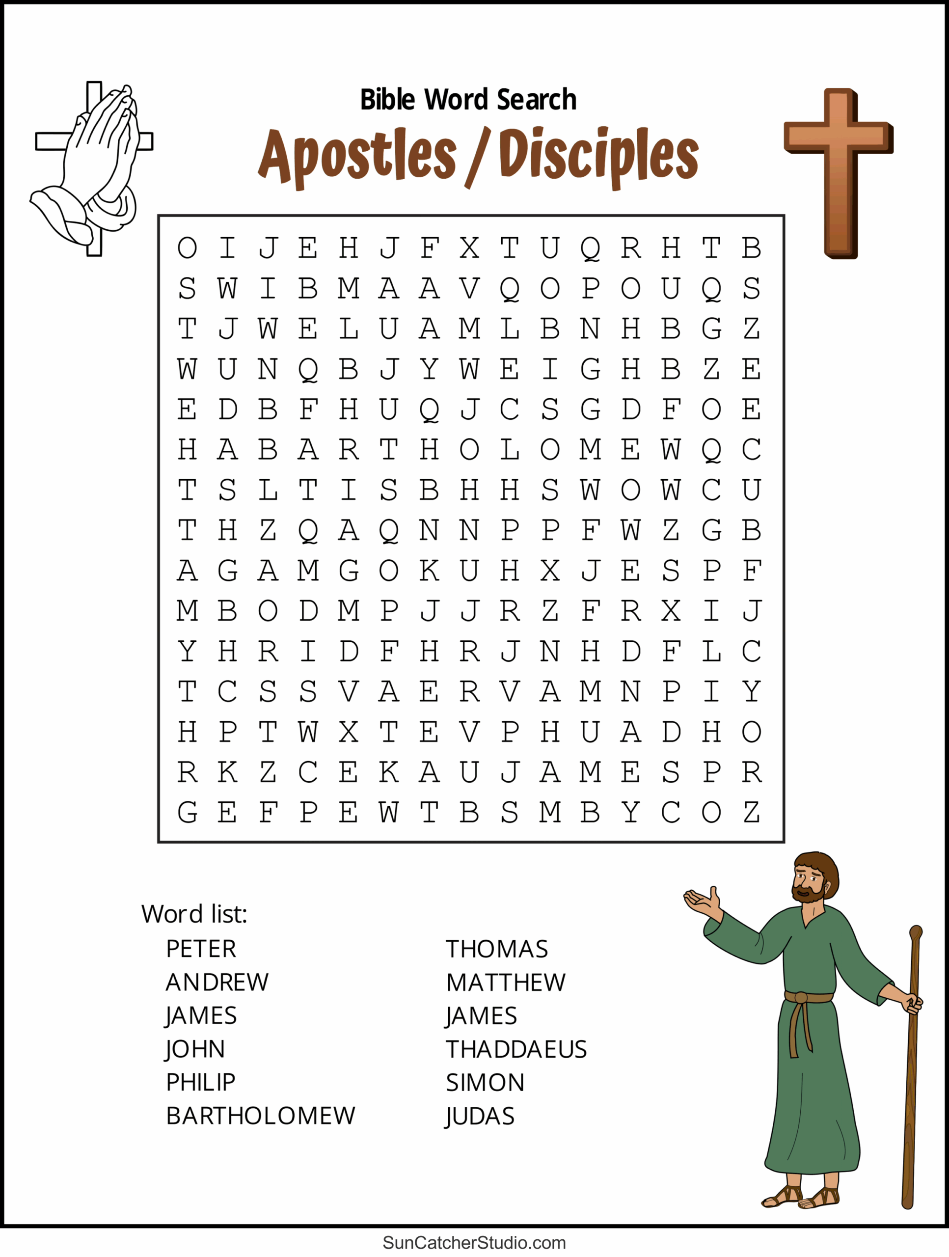 Bible Word Search Free Printable Christian Puzzles Free Printables Monograms Design Tools Patterns DIY Projects