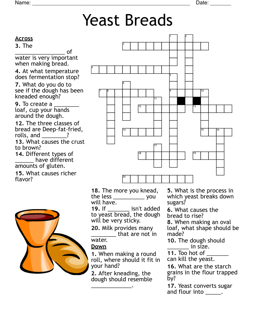 Bread Crossword WordMint