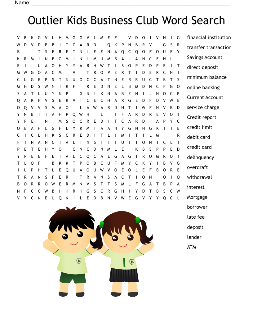 Business Puzzle Word Search WordMint