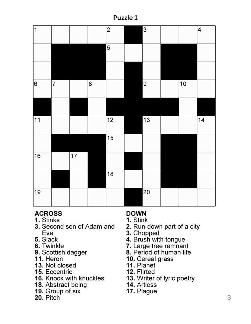 Buy Digital Download 100 Printable Crossword Puzzles For Adults Fun Activities Book For Seniors Large Print Easy To Read Games With Solutions Online In India Etsy