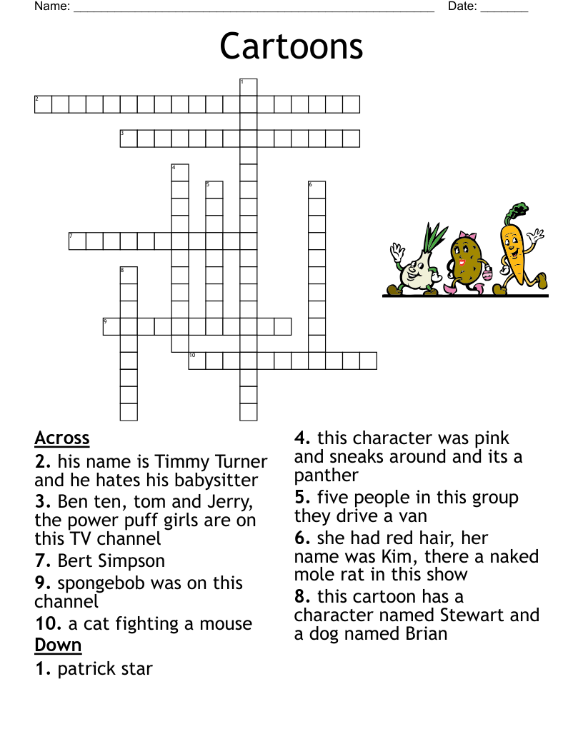 free printable tv crossword puzzles