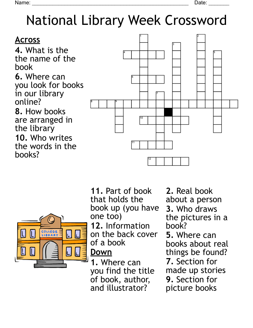 printable crossword puzzle books for kids pdf