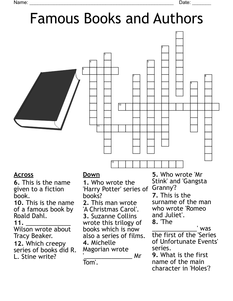 Children s Books Crossword WordMint