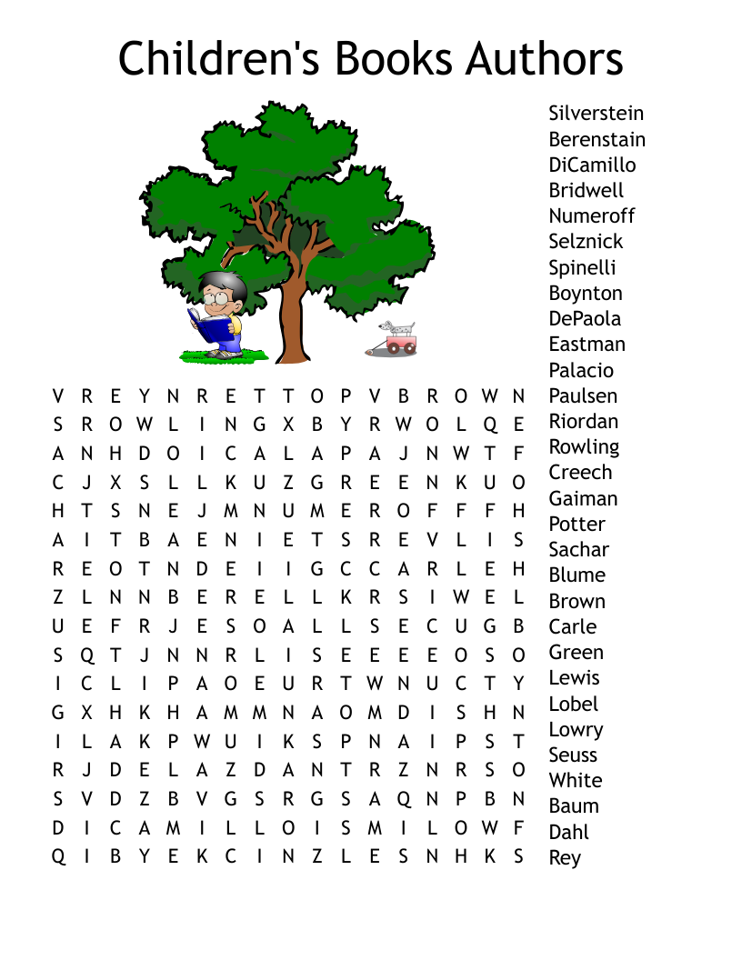 Children s Books Crossword WordMint