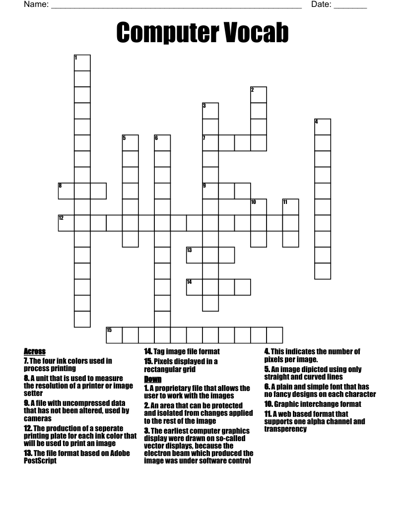 printable file format crossword