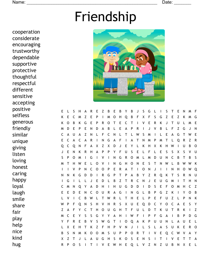 Cooperation Word Search WordMint