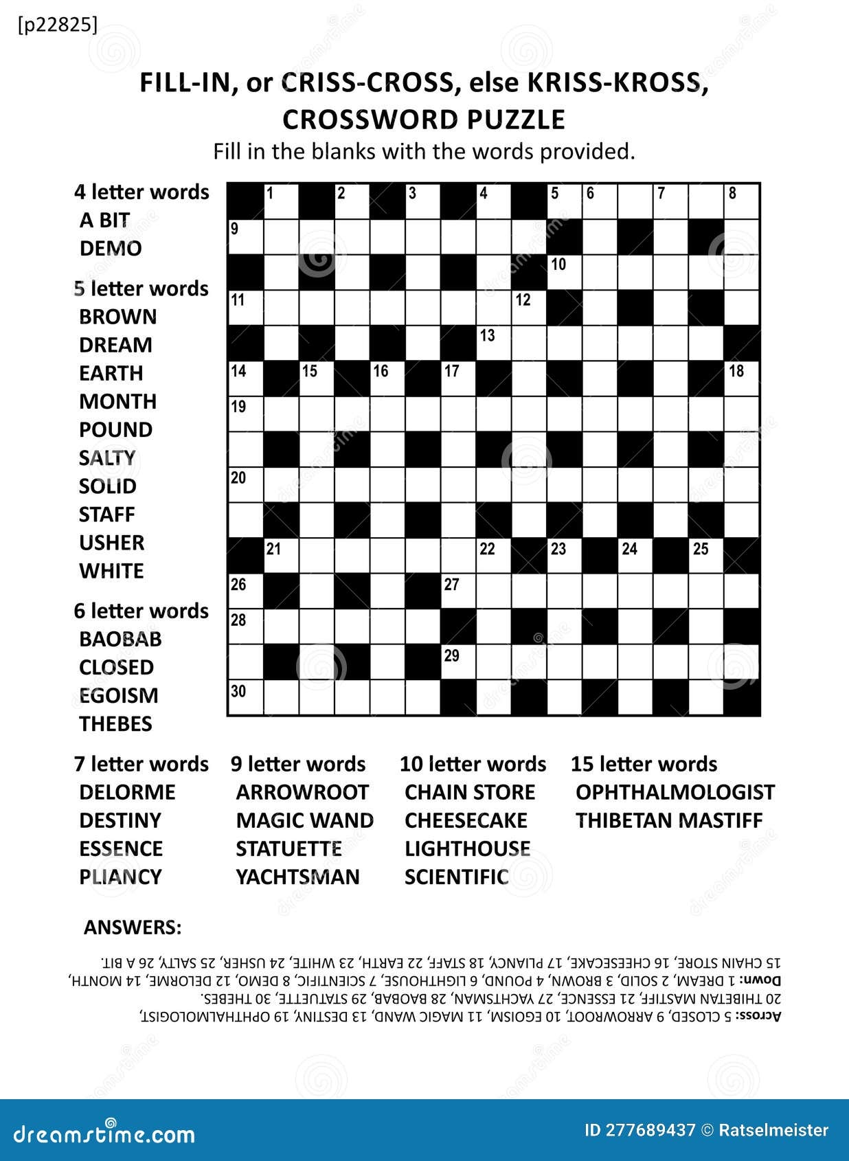 printable crosswords with answers riddles