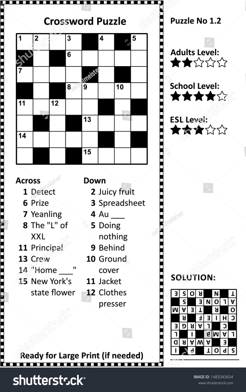 printable medium difficulty crossword puzzles