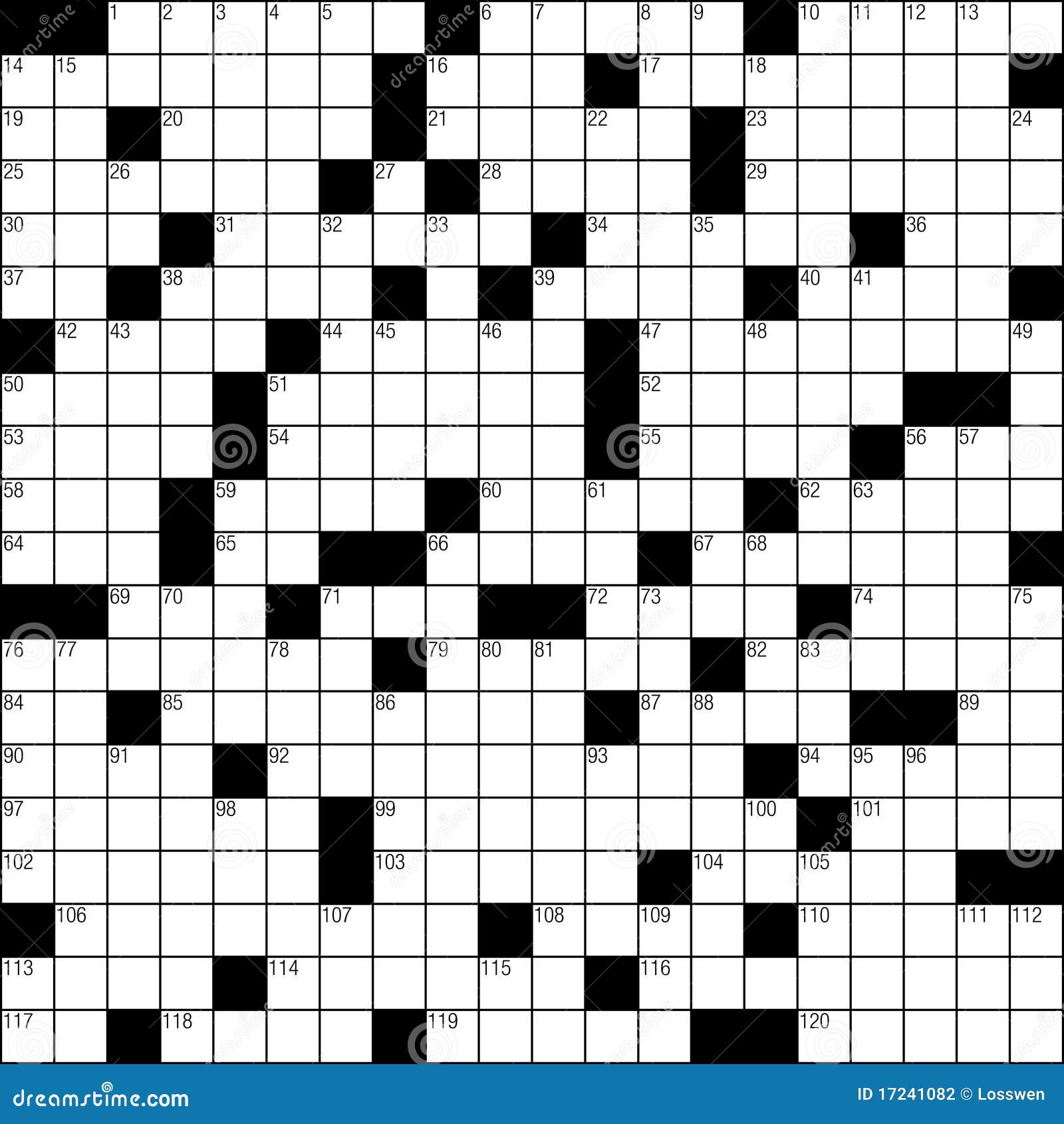 Crossword Template Stock Illustrations 1 858 Crossword Template Stock Illustrations Vectors Clipart Dreamstime