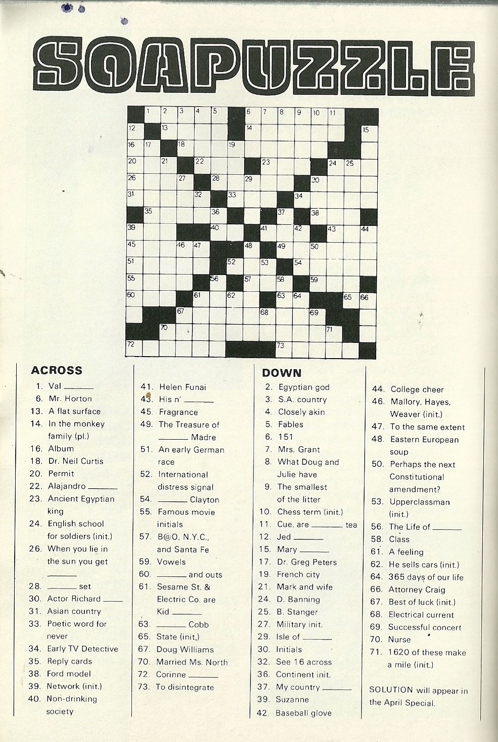 eugene sheffer printable crossword puzzles