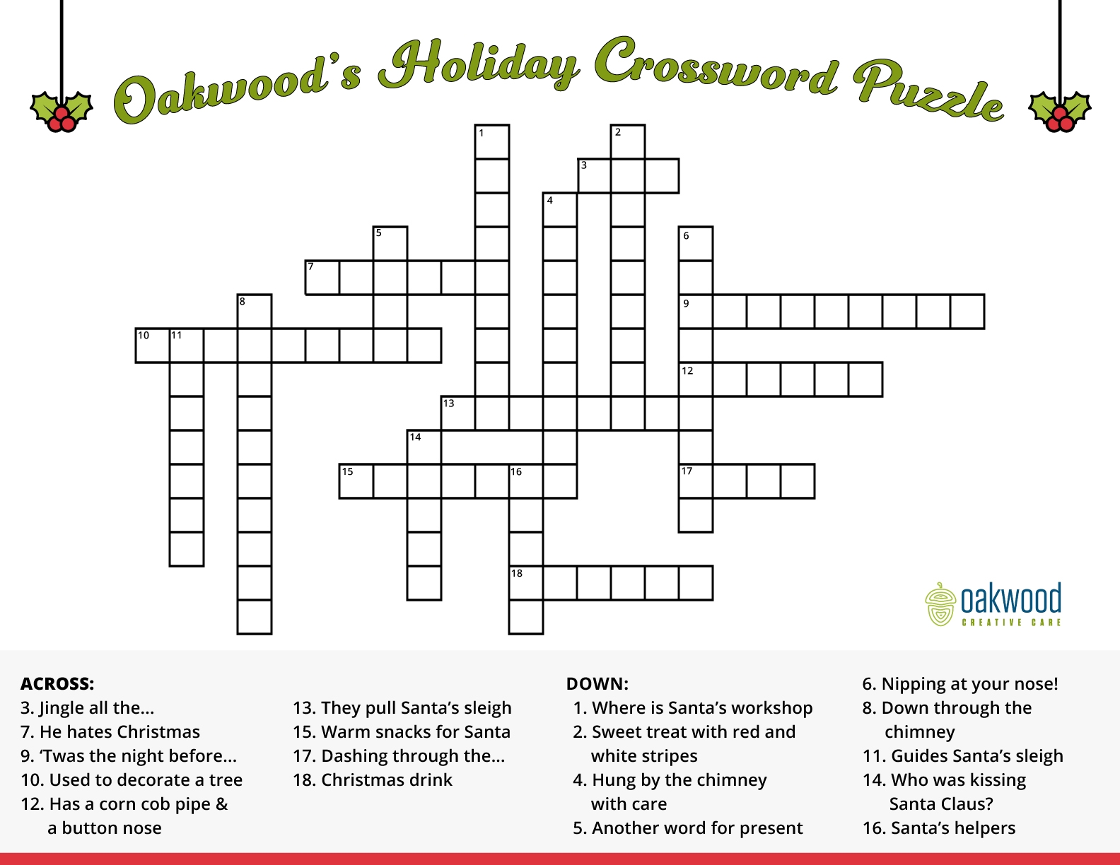 printable crossword puzzles for senior citezens