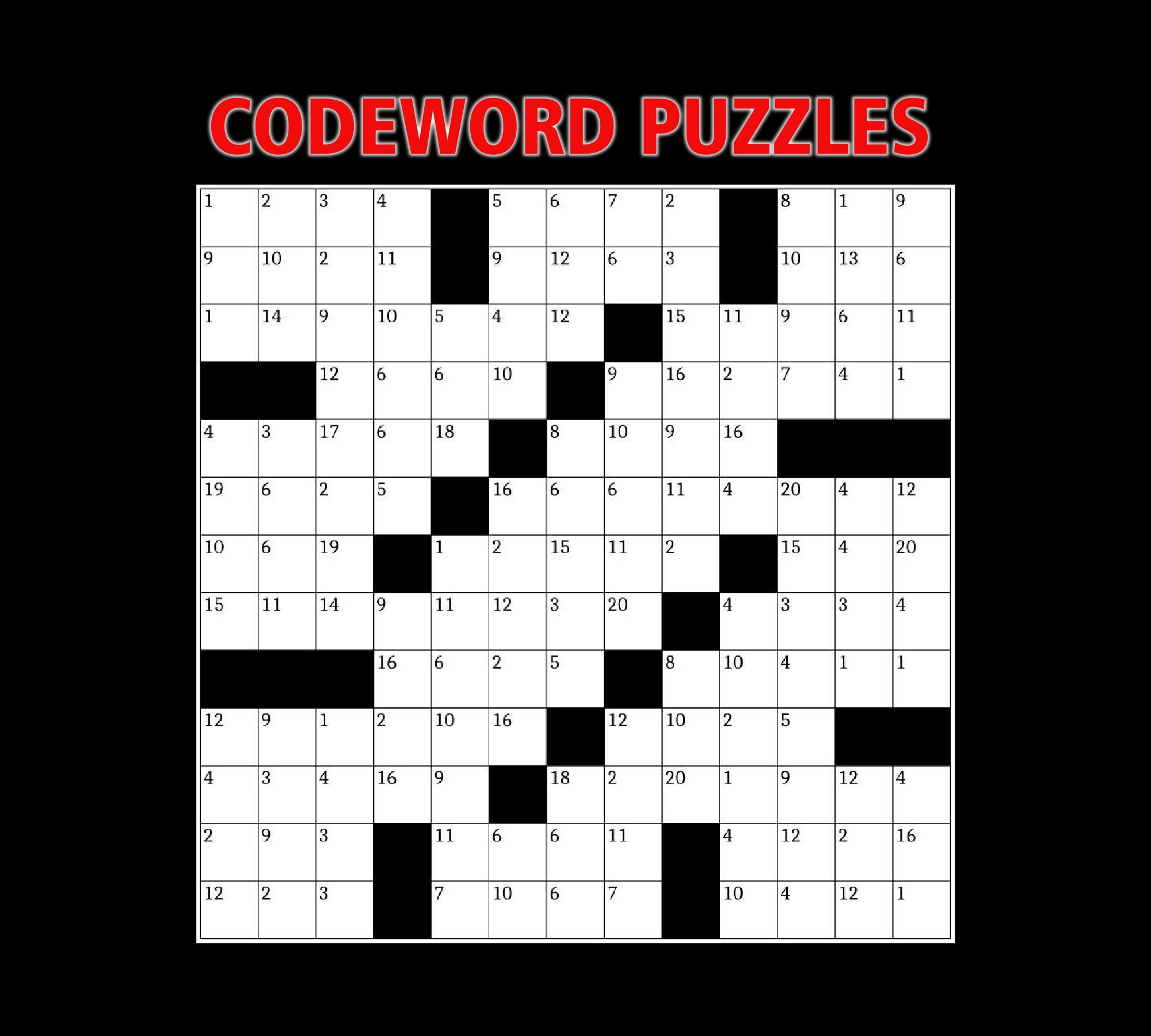 Digital Download 102 Printable Codeword Puzzles For Adults Fun Activities Book For Seniors Large Print Easy To Read Games With Solutions Etsy