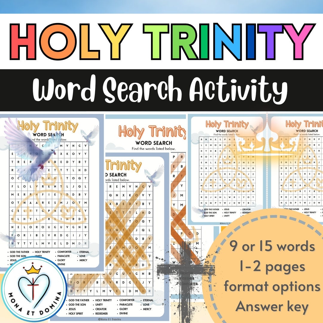 trinity crossword puzzles printable