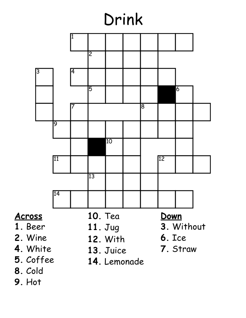 easy crossword puzzles for beginners printable
