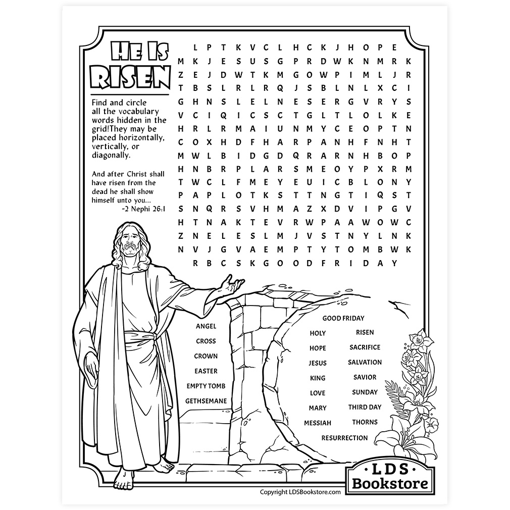 easter crossword puzzles printable