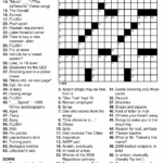Easy Crossword Puzzles For Seniors Activity Shelter Worksheets Library