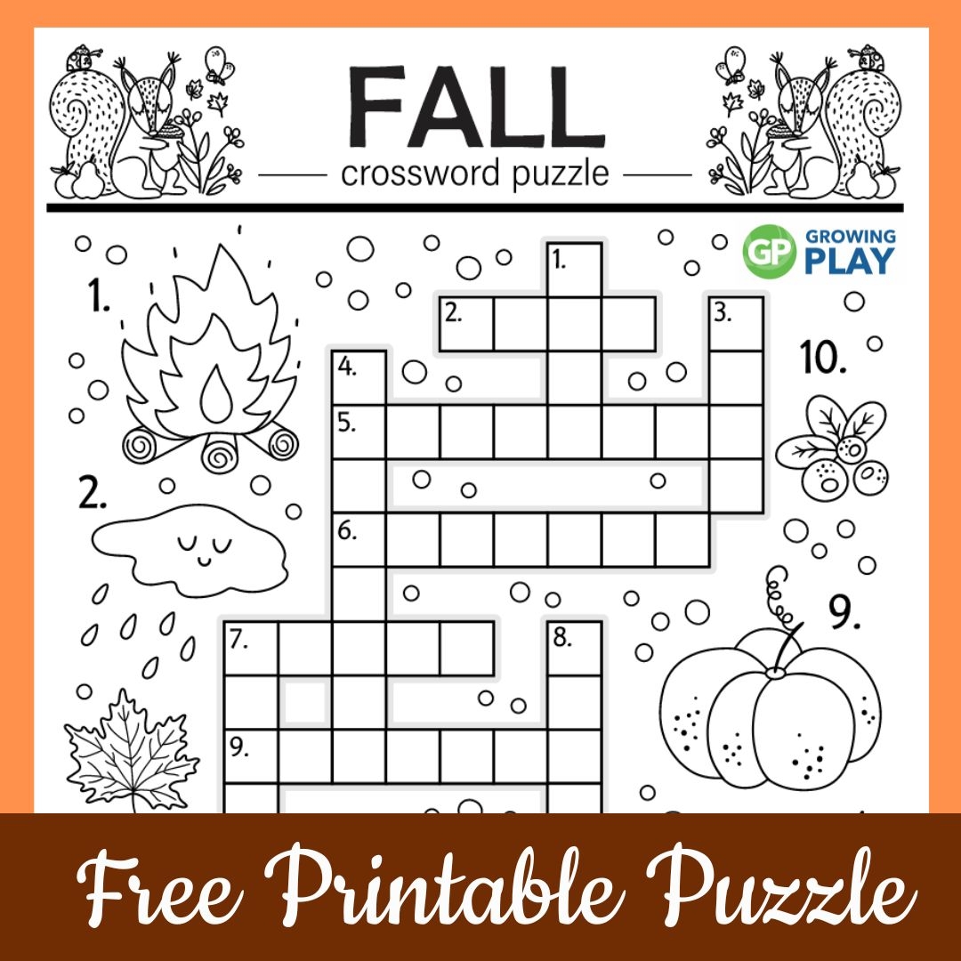 free printable crossword puzzles for third graders