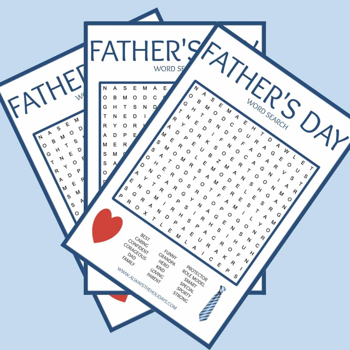 Father s Day Word Search Printable Free Word Find Printable