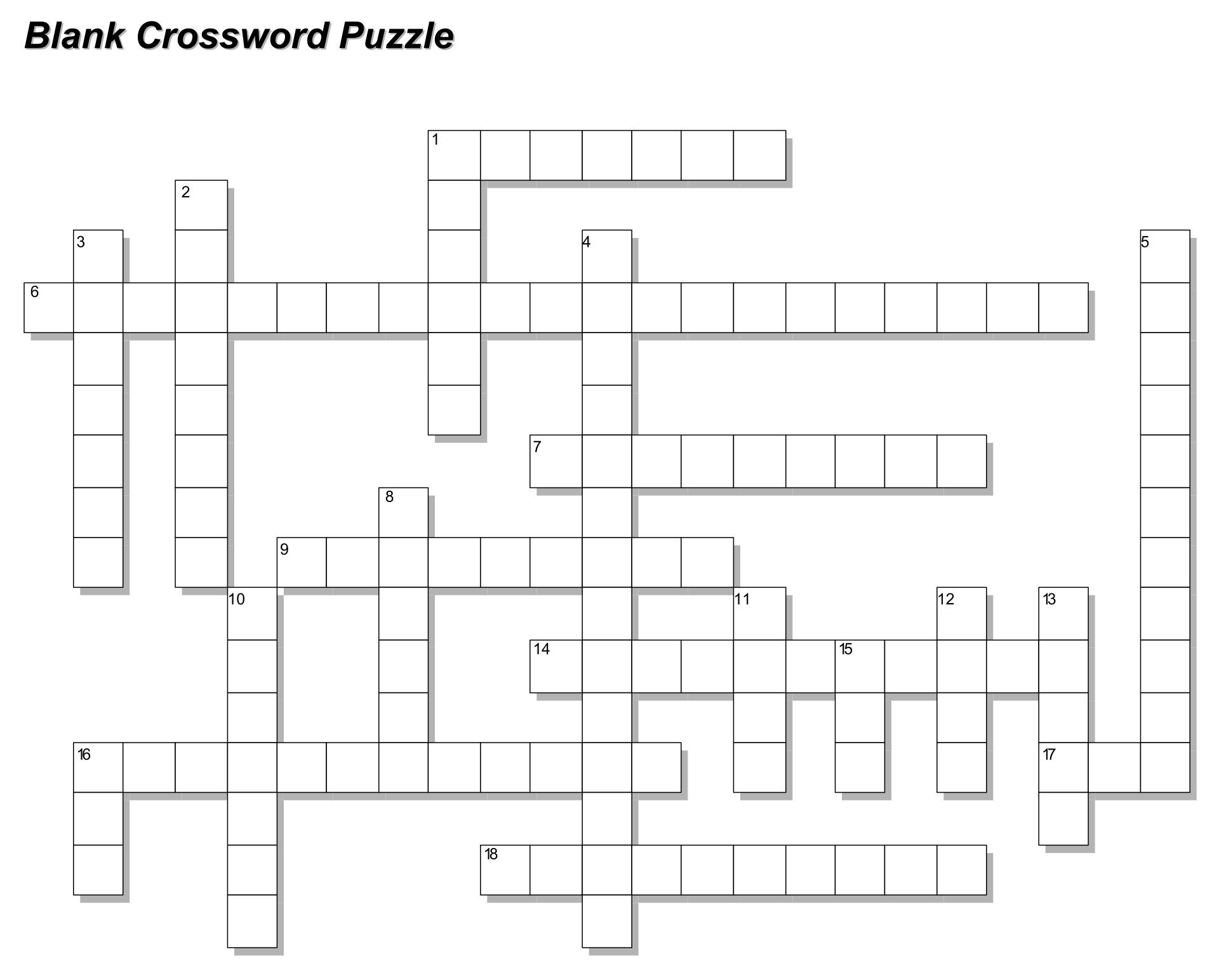 Five Free Crossword Puzzle Makers TechNotes Blog Worksheets Library