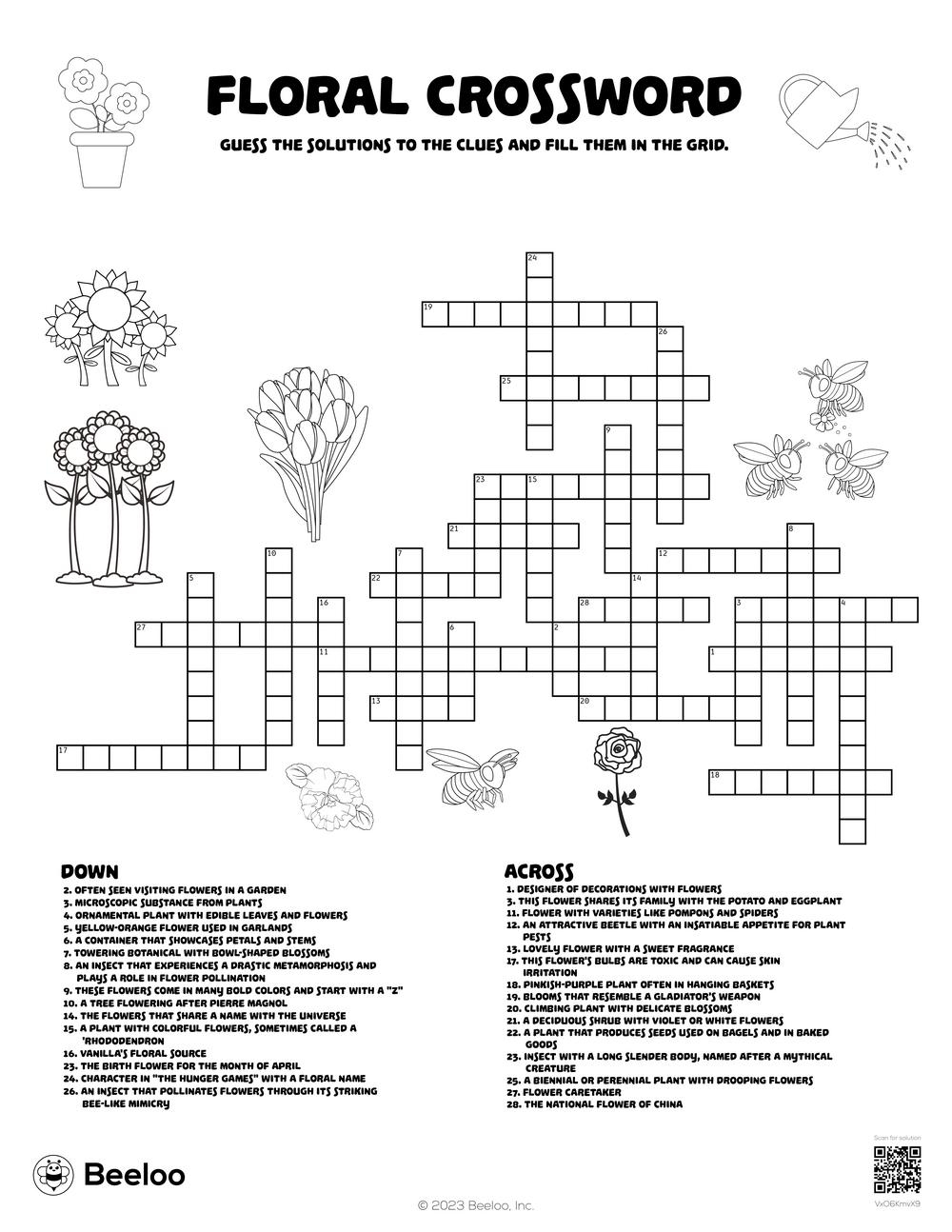 the hunger games crossword puzzle printable