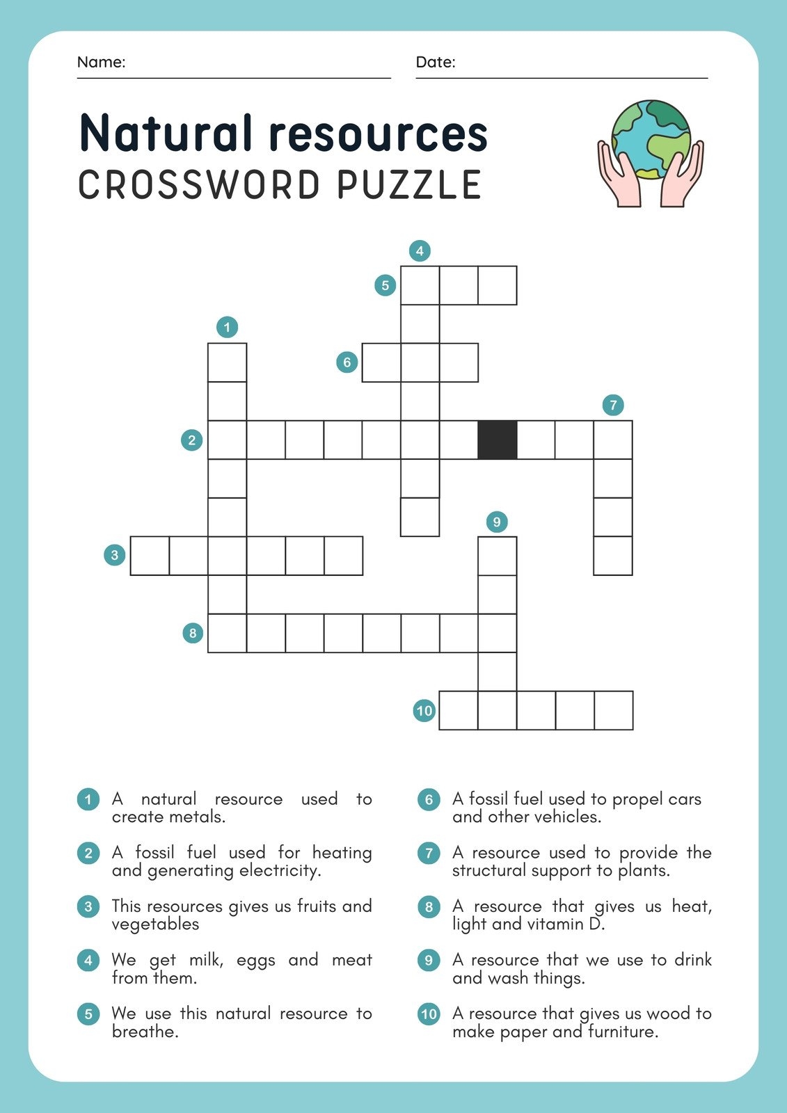 free printable create crossword puzzle