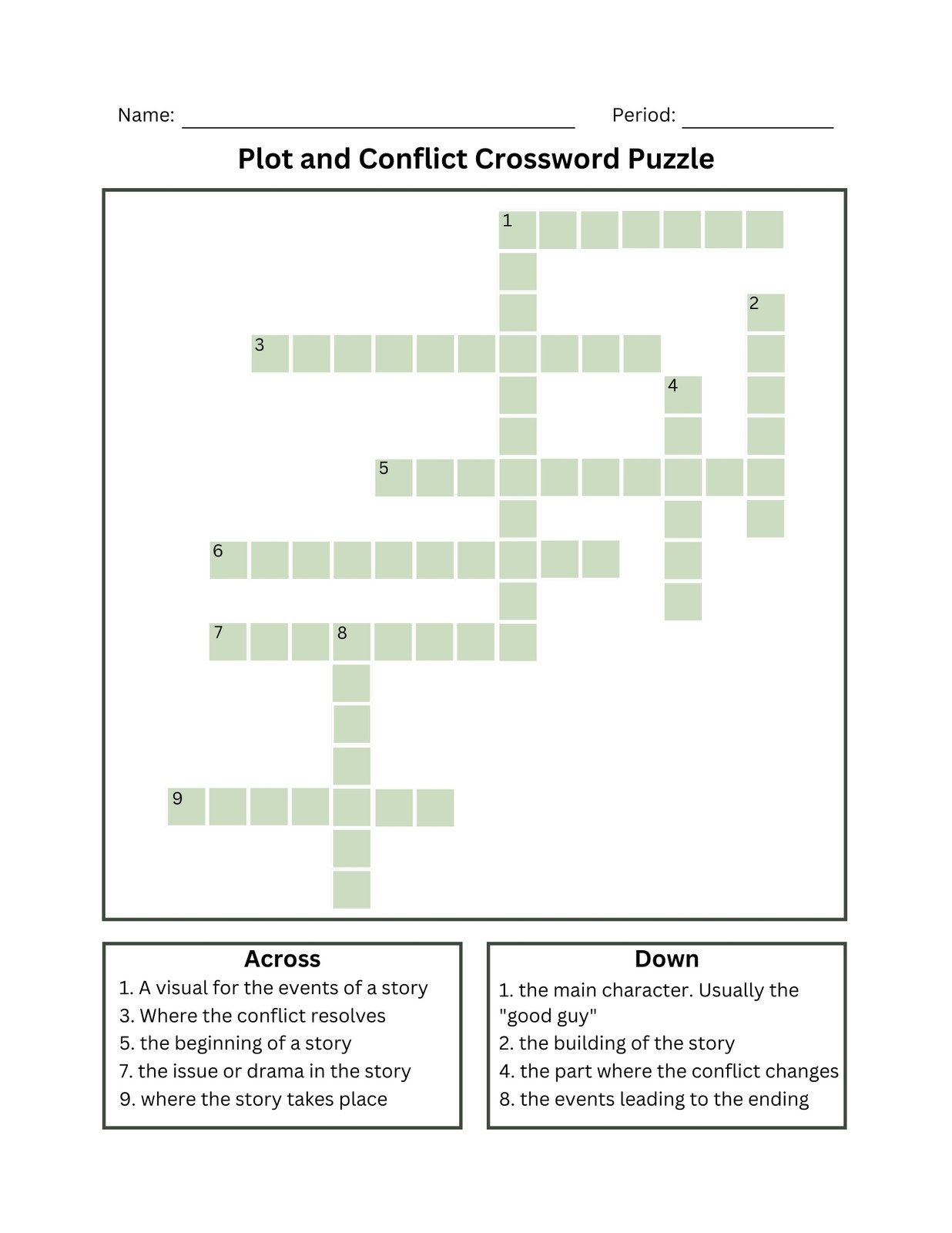 printable blank crossword puzzles