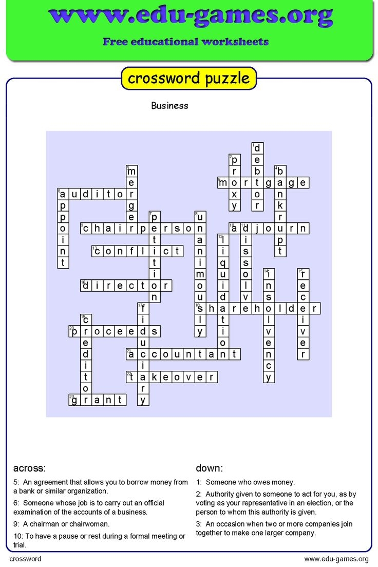 make free printable crossword puzzles