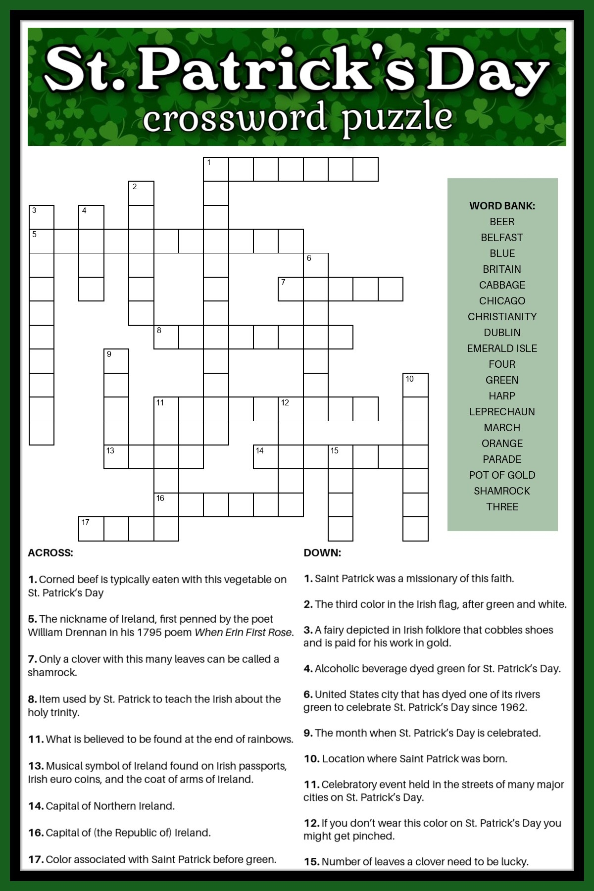 arizona republic printable crossword puzzle