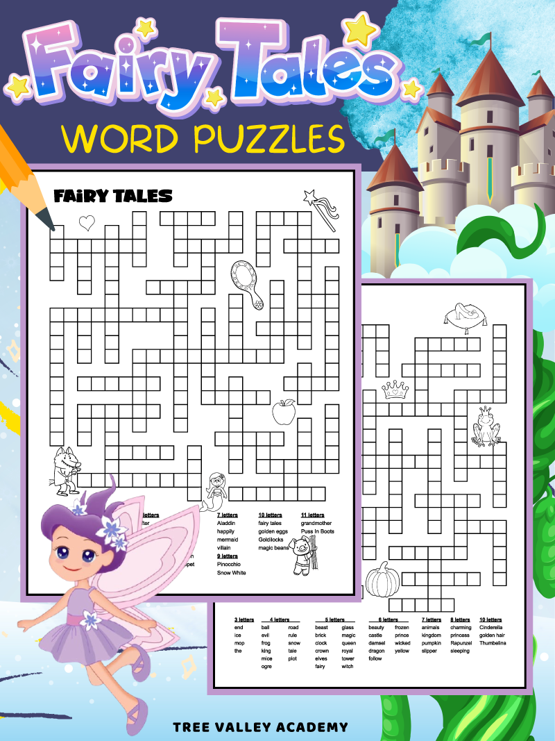Fun Fairy Tale Themed Word Puzzles Tree Valley Academy