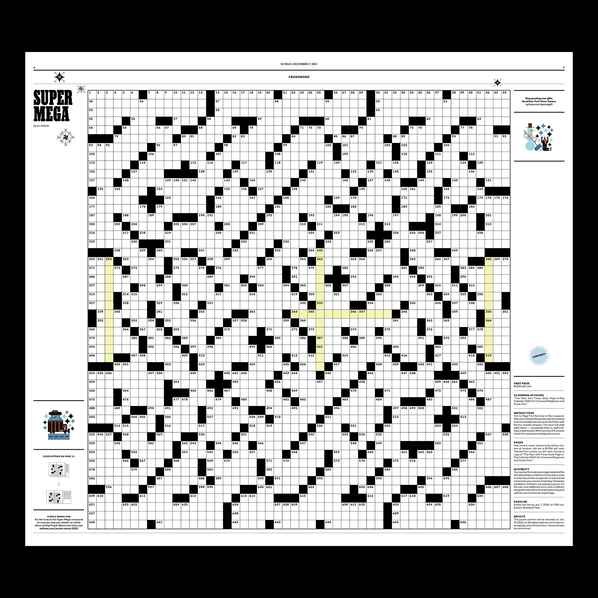 ny times printable crossword puzzles