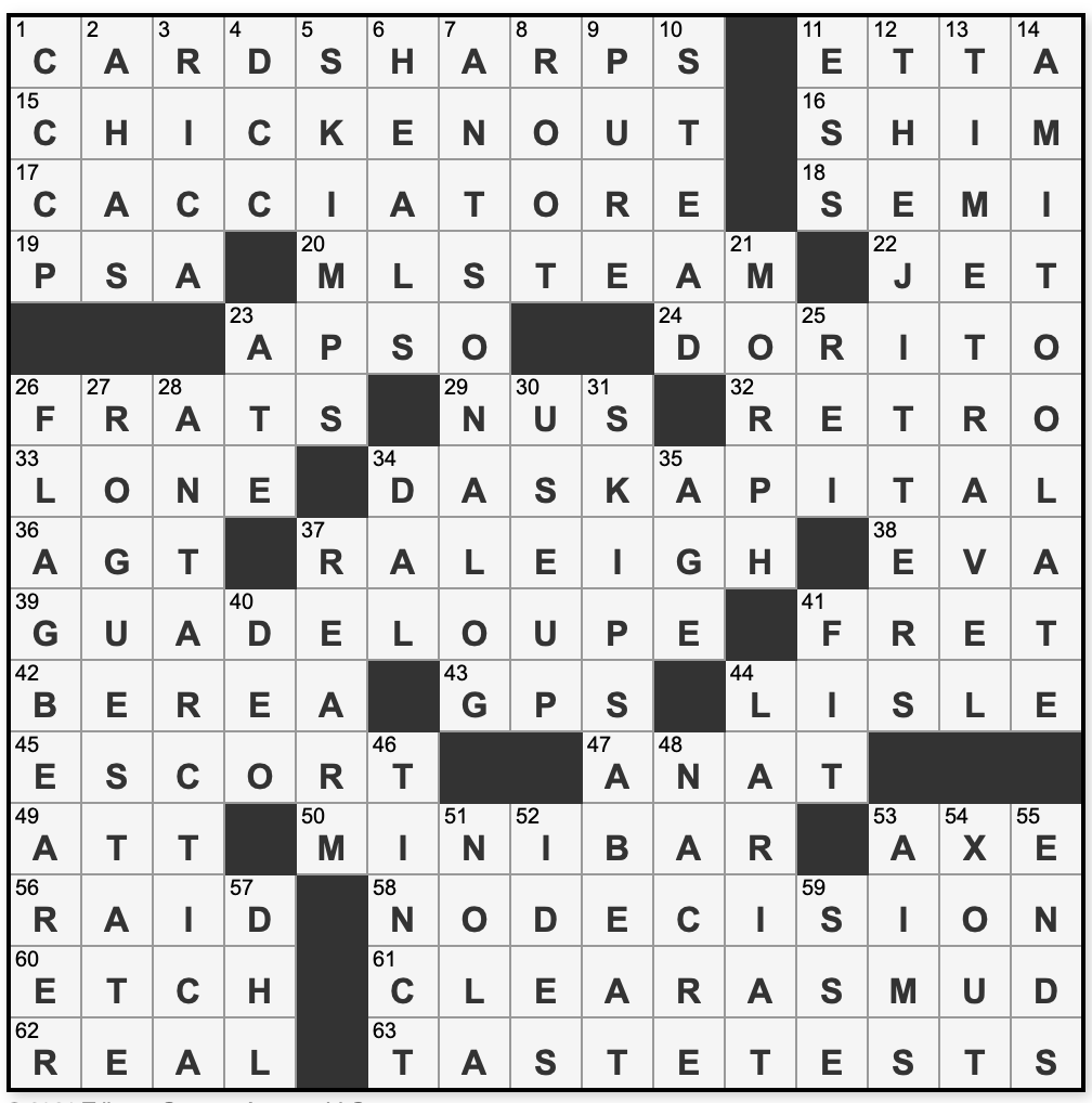 L A Times Crossword Corner Saturday January 30 2021 Joe Deeney