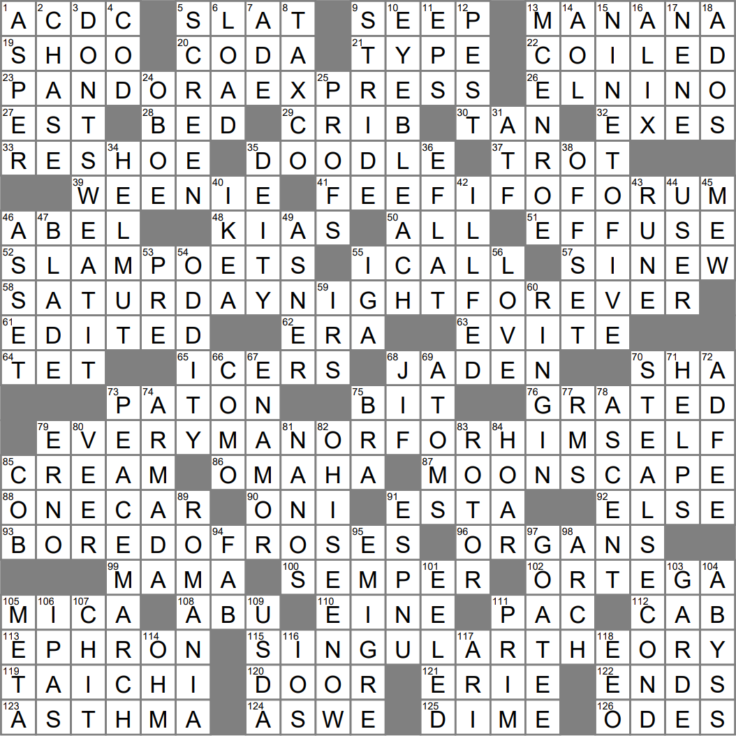 daily crossword los angeles times printable
