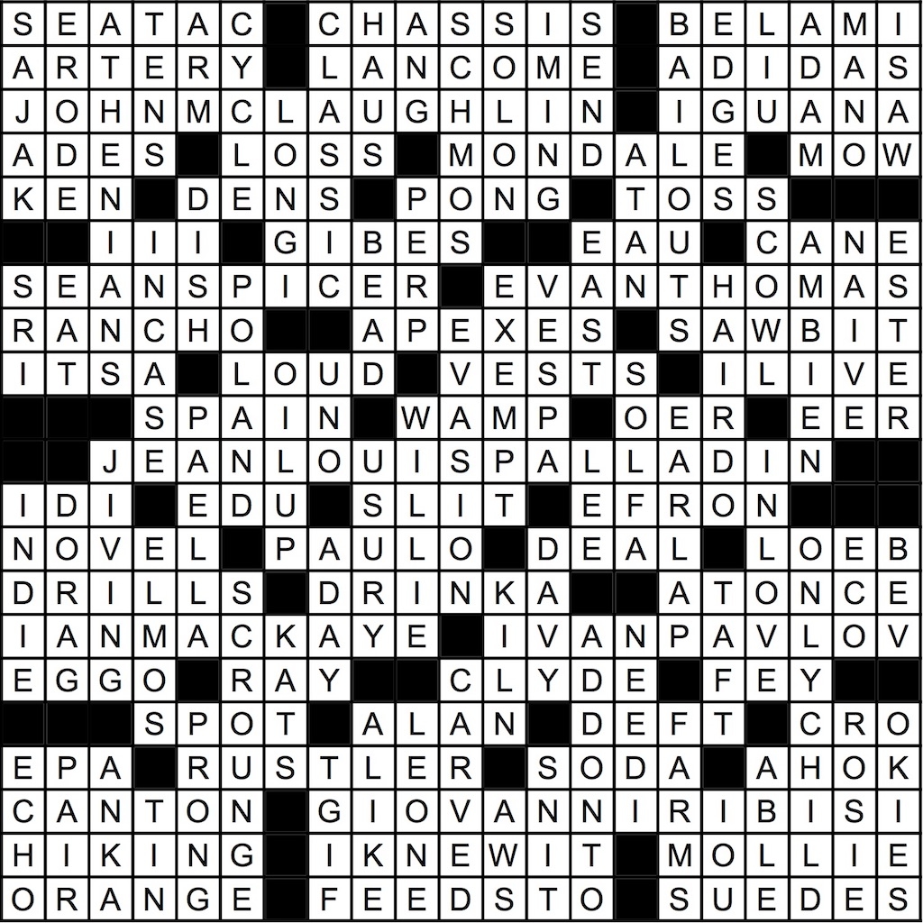 March 2018 Crossword Answer Key Washingtonian