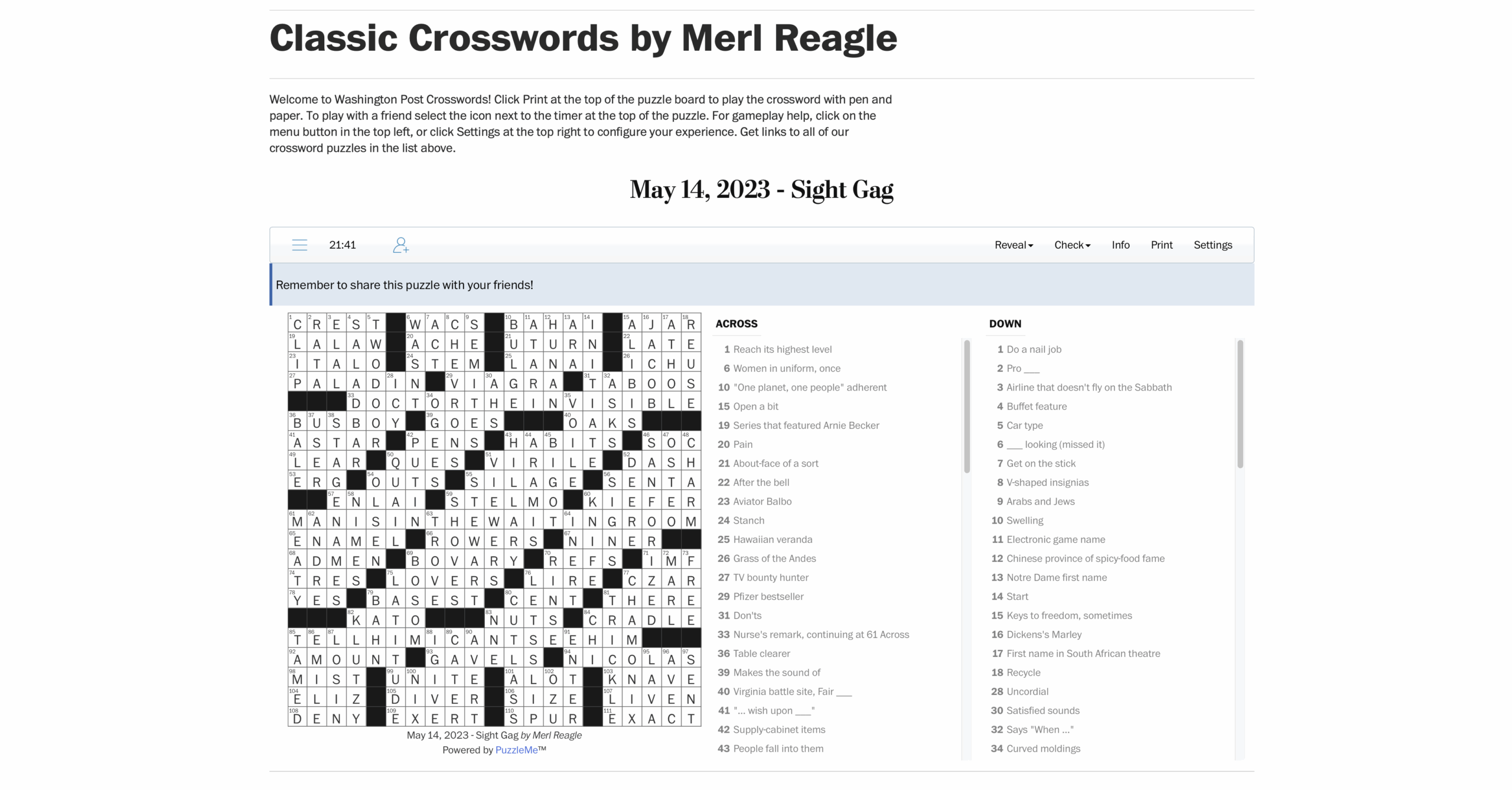 washington post crossword printable washington post crossword printable