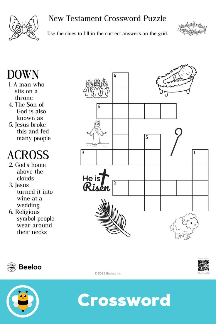 new testament crossword puzzle printable