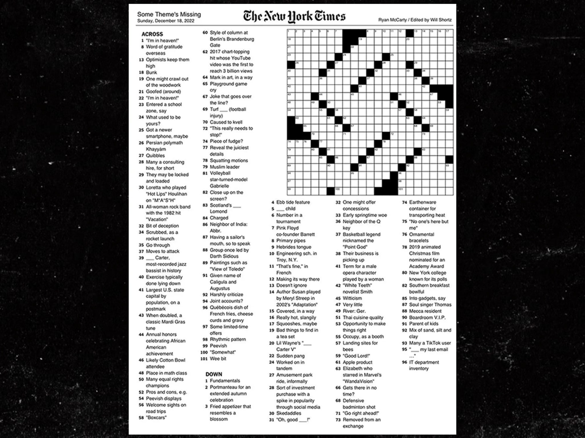 New York Times Dragged After Crossword s Swastika Shape During Hanukkah