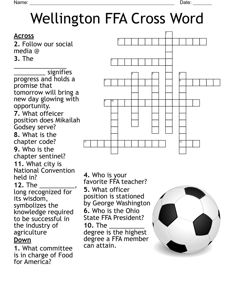 Ohio Crossword WordMint