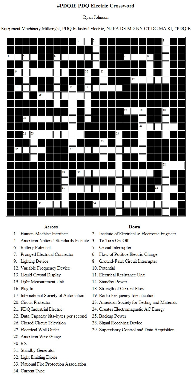 PDQIE PDQ Industrial Electric Equipment And Machinery Services