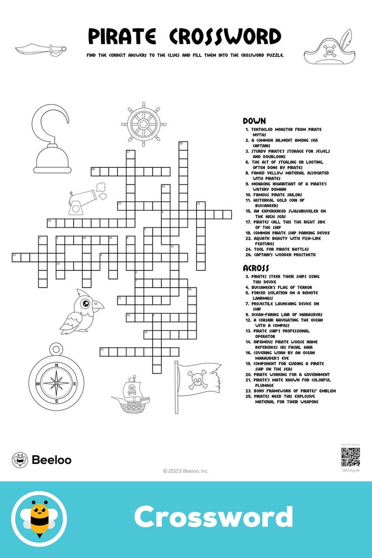 Pirate Crossword