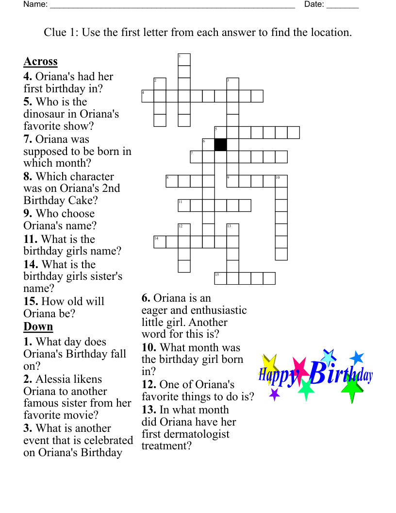 printable crossword puzzle pop culture
