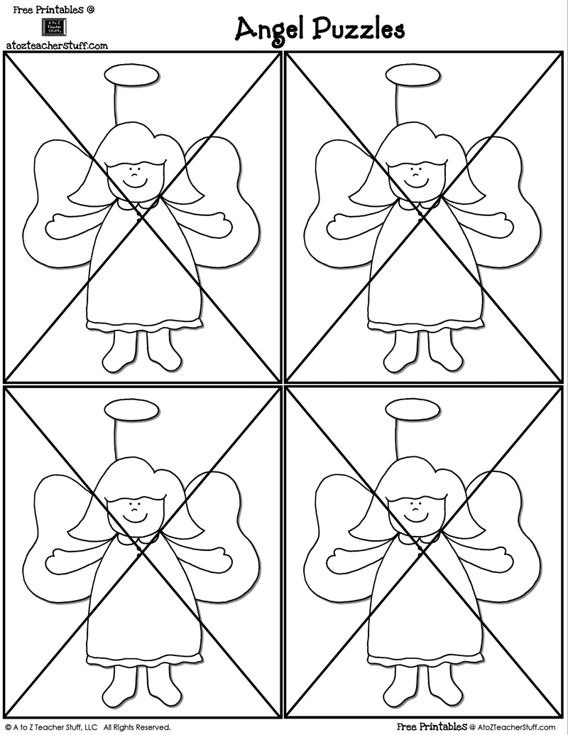 printable crossword puzzles about angels