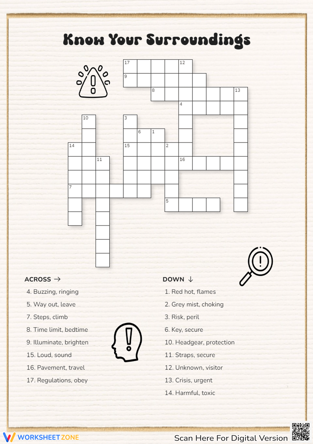 printable crossword puzzles for electricians