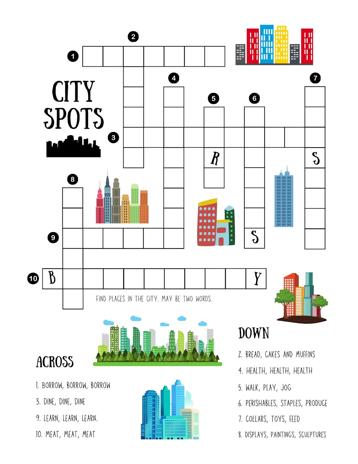 free printable crosswords for seniors