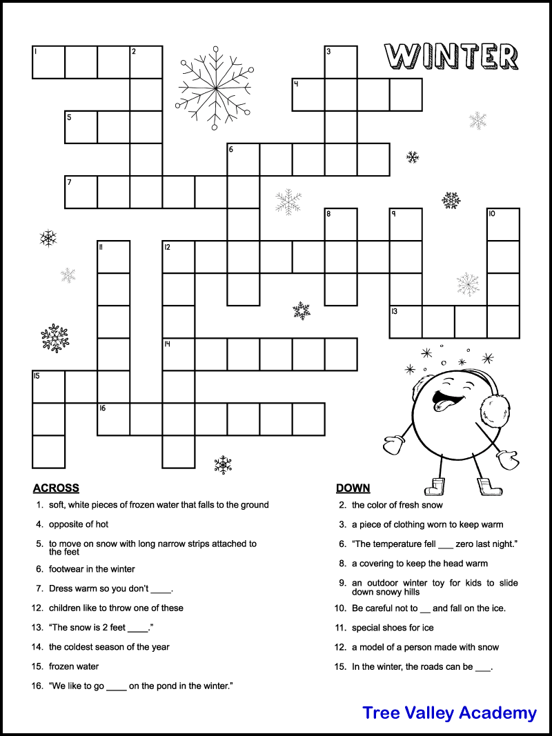free daily printable crosswords