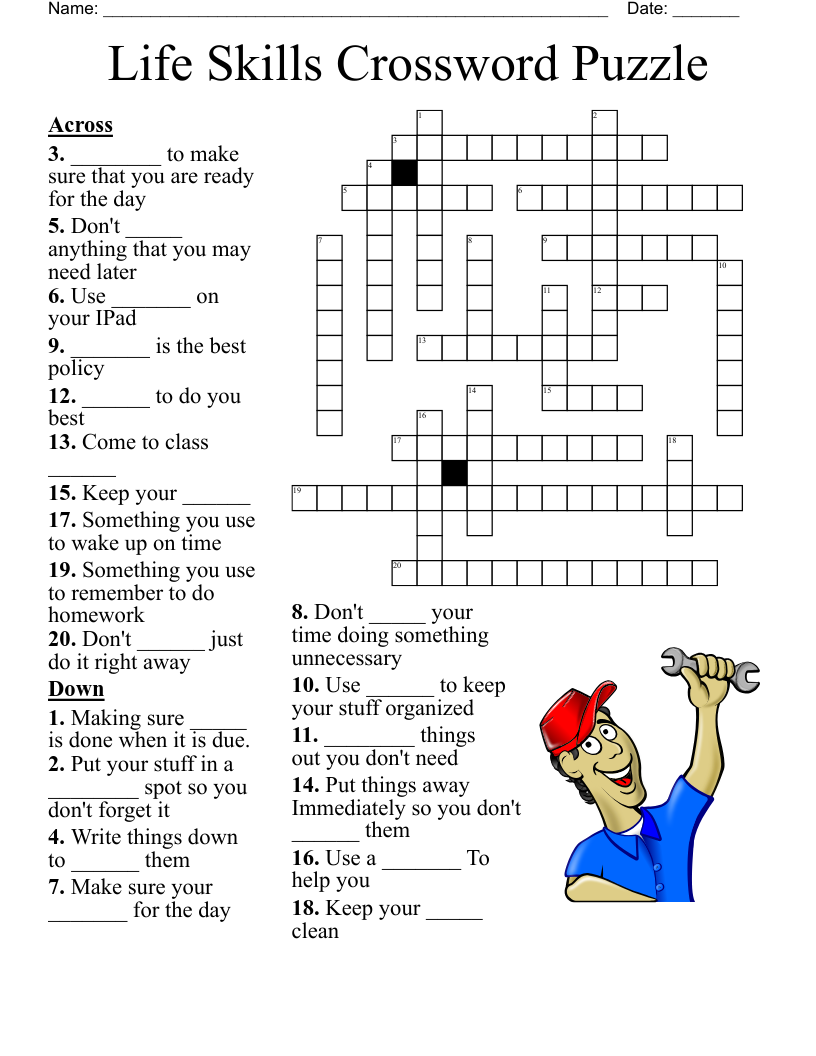 School Days Crossword WordMint School Days Crossword WordMint