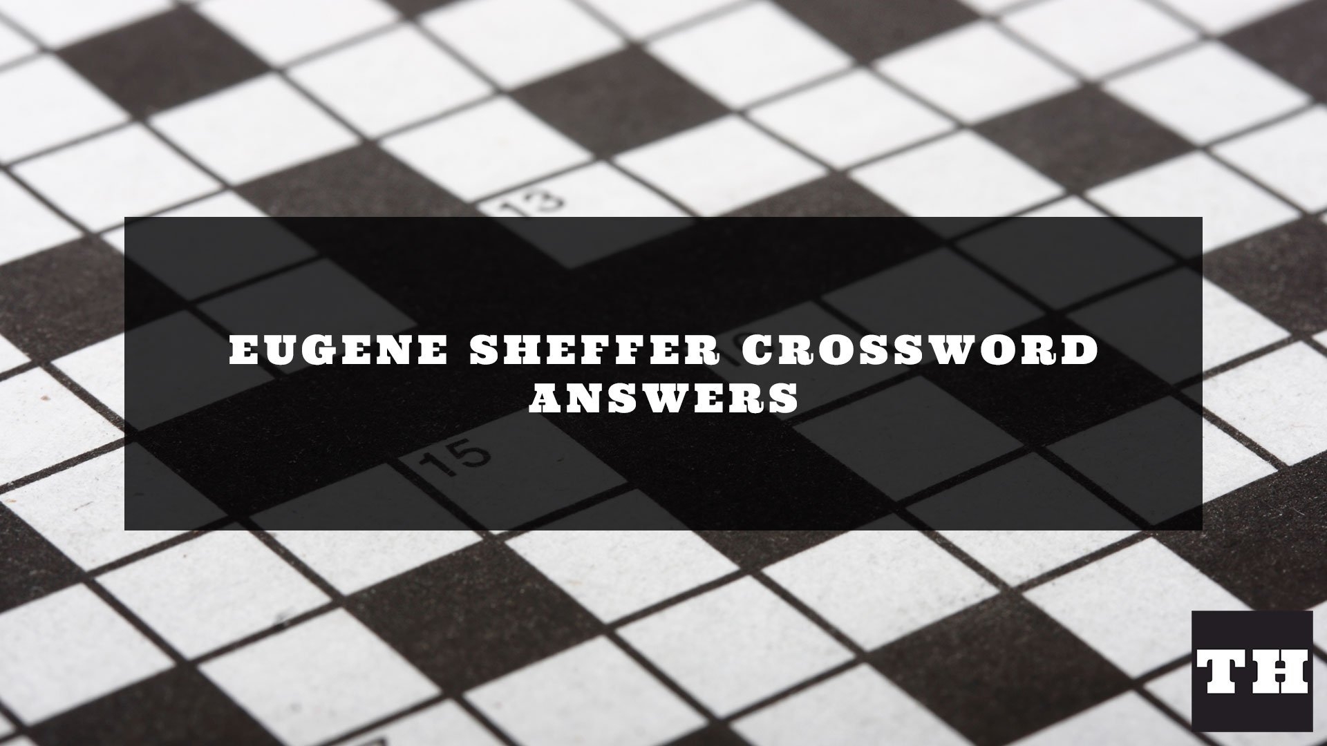 eugene sheffer printable crossword puzzle for today