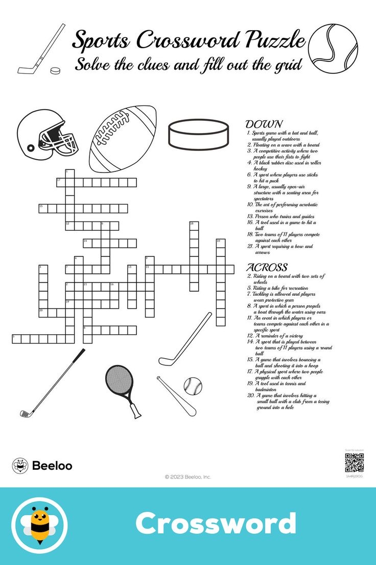 Sports Crossword Puzzle